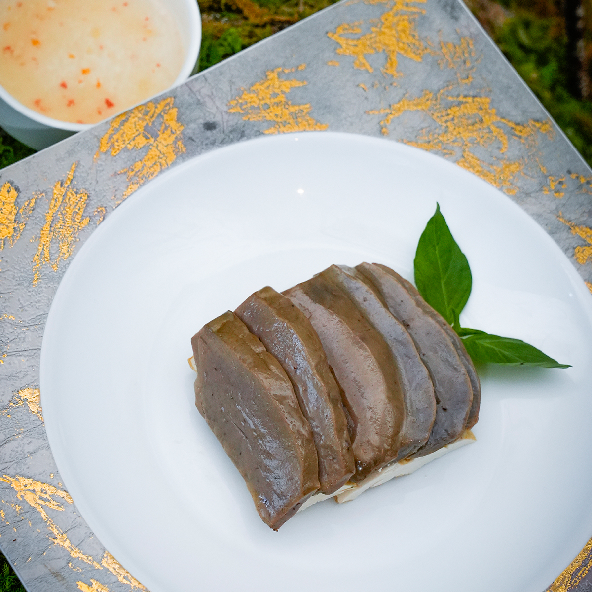 Marinated goose liver, Chaozhou style